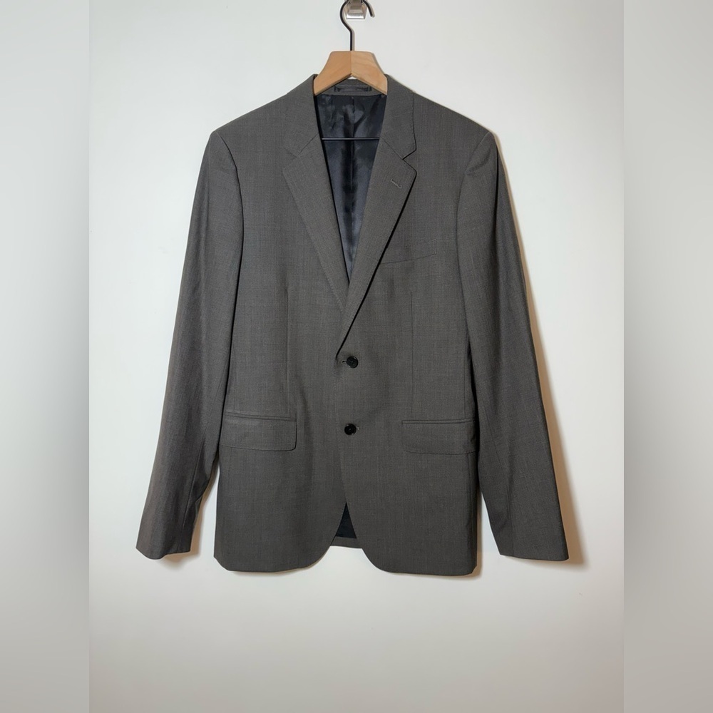 THEORY Gray Wool 2-Button Blazer Jacket Men's Size 40R